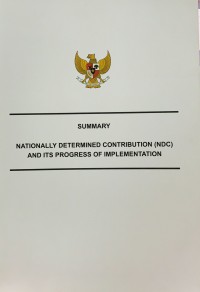 Image of Summary : Nationally Determined Contribution and Its Progress of Implementation